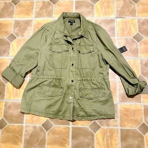 Ana Olive Coat - New - Size XXL